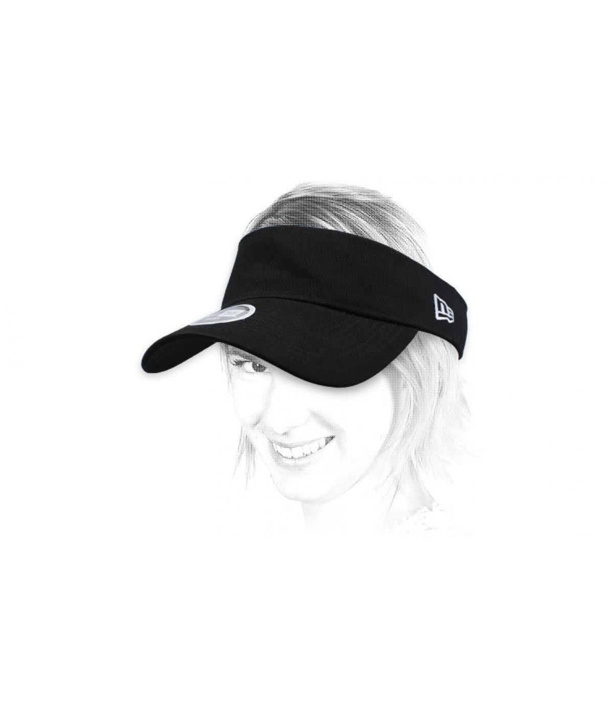 vrouw zwart vizier Wmns NE Ess Visor black